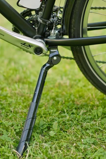 Accessoire de vélo de béquille latérale réglable pour vélo de montagne pour  16-20-24-26pouces de diamètre(Noir)